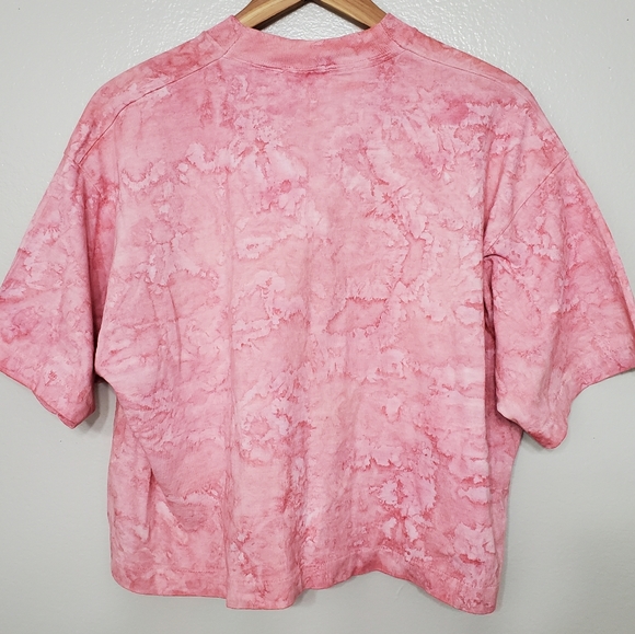 Vintage Tie Dye Single Stitch Crop Top - Picture 5 of 5